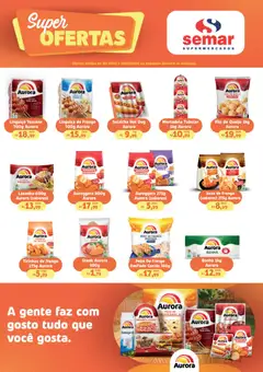 Pré-Visualização do folheto "Semar Supermercado ofertas Aurora " da loja Semar Supermercado válido a partir de 17/03/2026