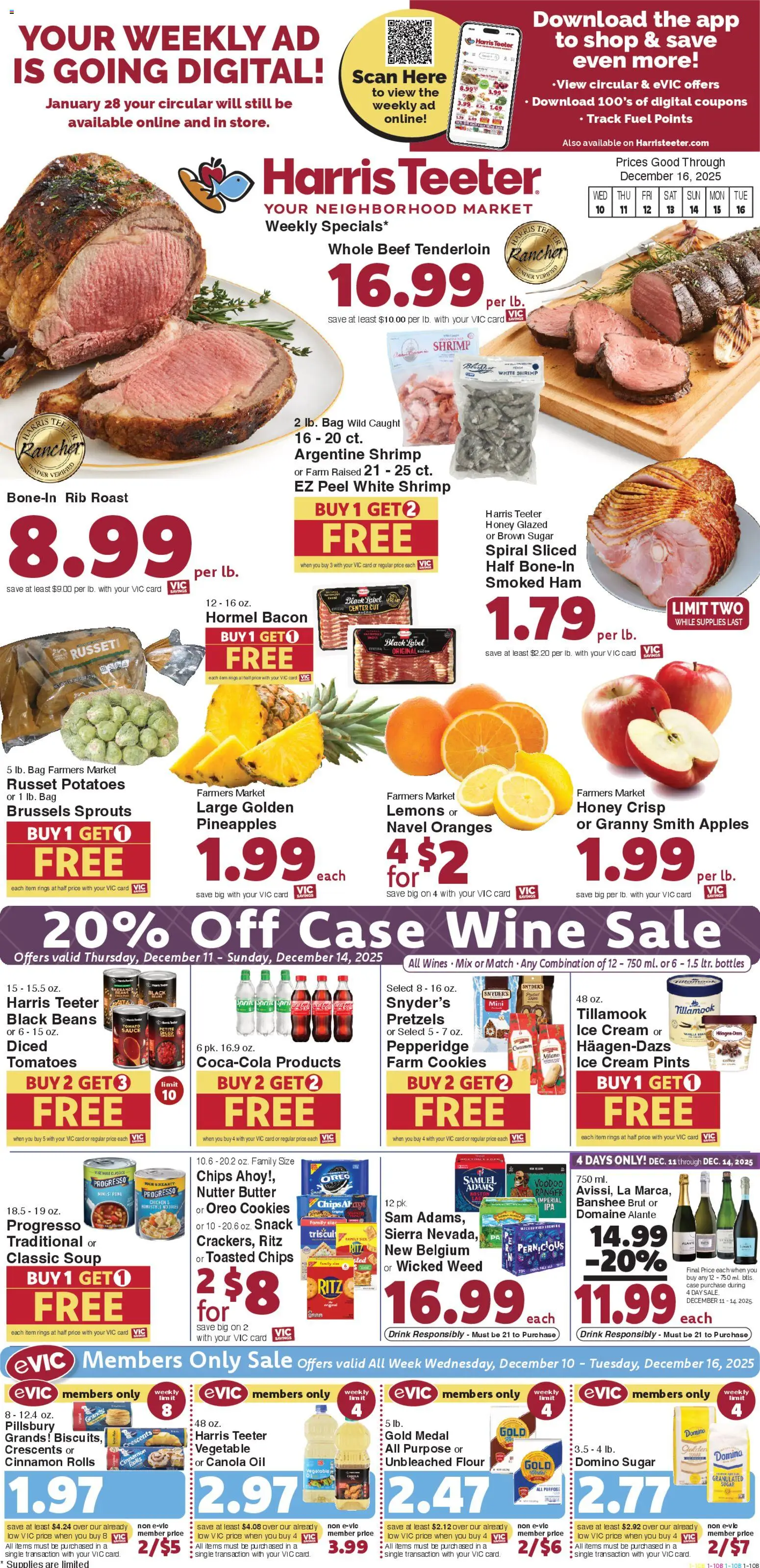 Ad Preview of Harris Teeter Weekly Ad - SC from 12/10/2025