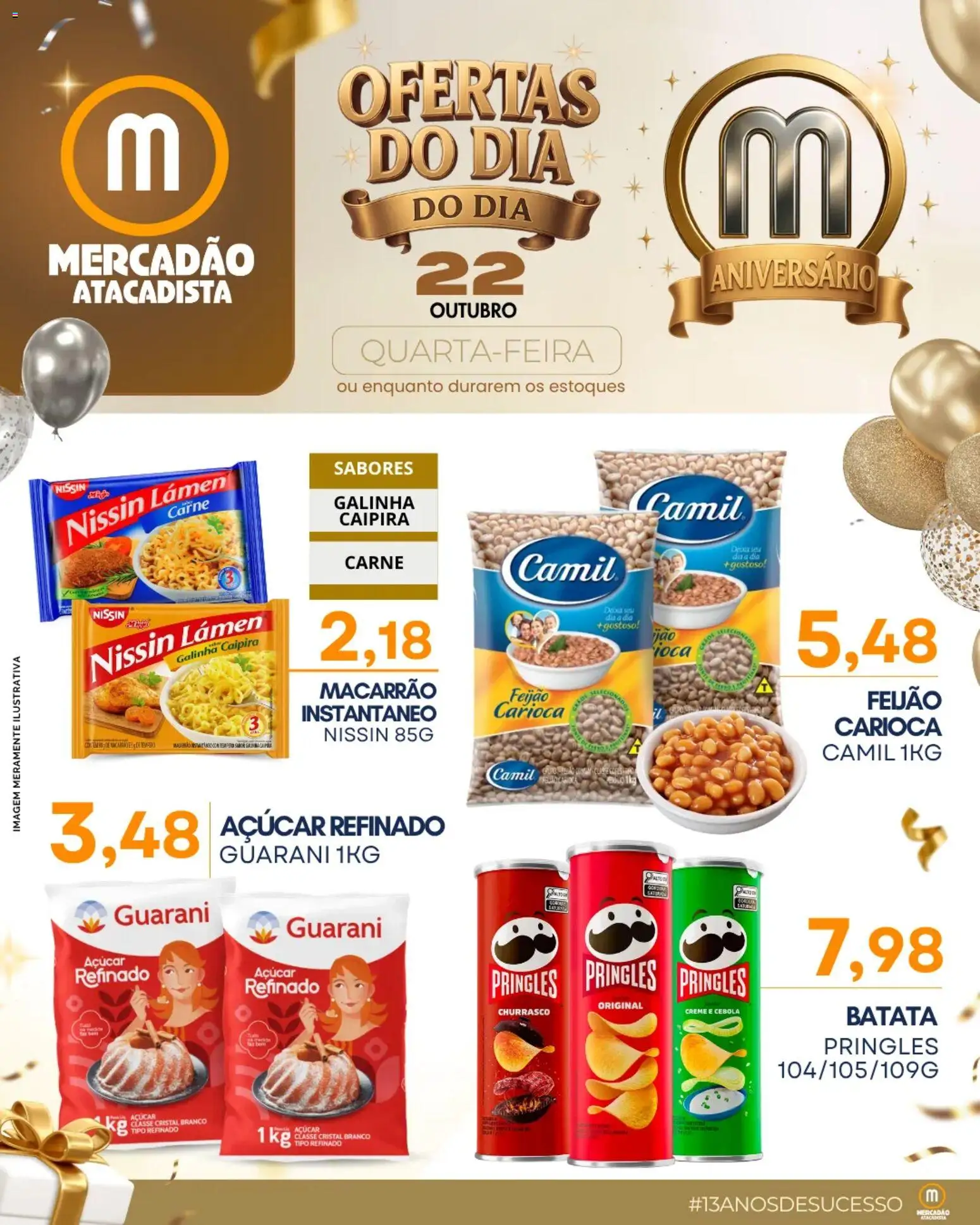 Mercadão Atacadista folheto "Ofertas do Dia" válido a partir de 22/10/2025 - número de página 1