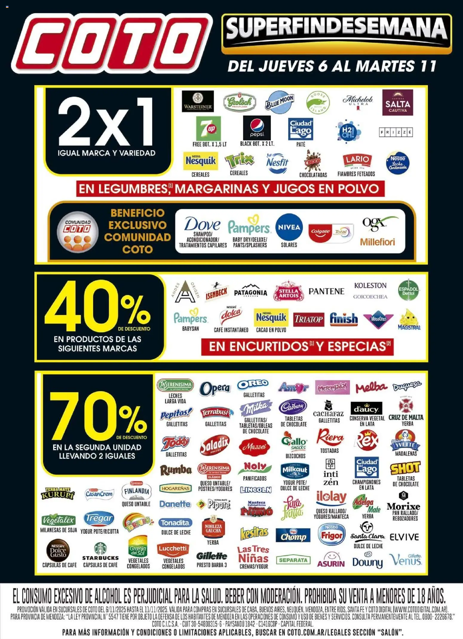 Vista previa del folleto de la tienda Coto válido desde el 06/11/2025 