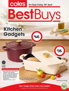 Preview of catalogue Coles Best Buys - Kitchen Gadgets from shop Coles valid 10/04/2026