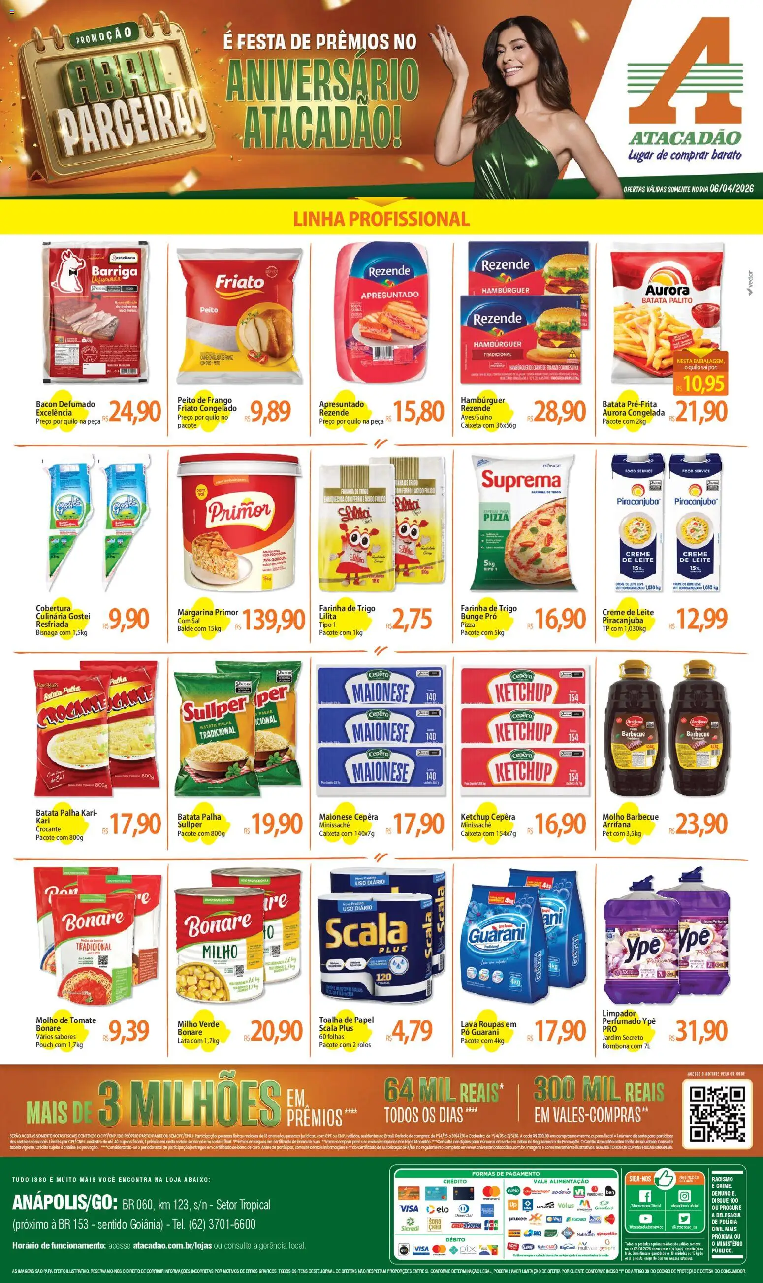 Pré-Visualização do folheto "Atacadão ofertas - GO" da loja Atacadão válido a partir de 06/04/2026