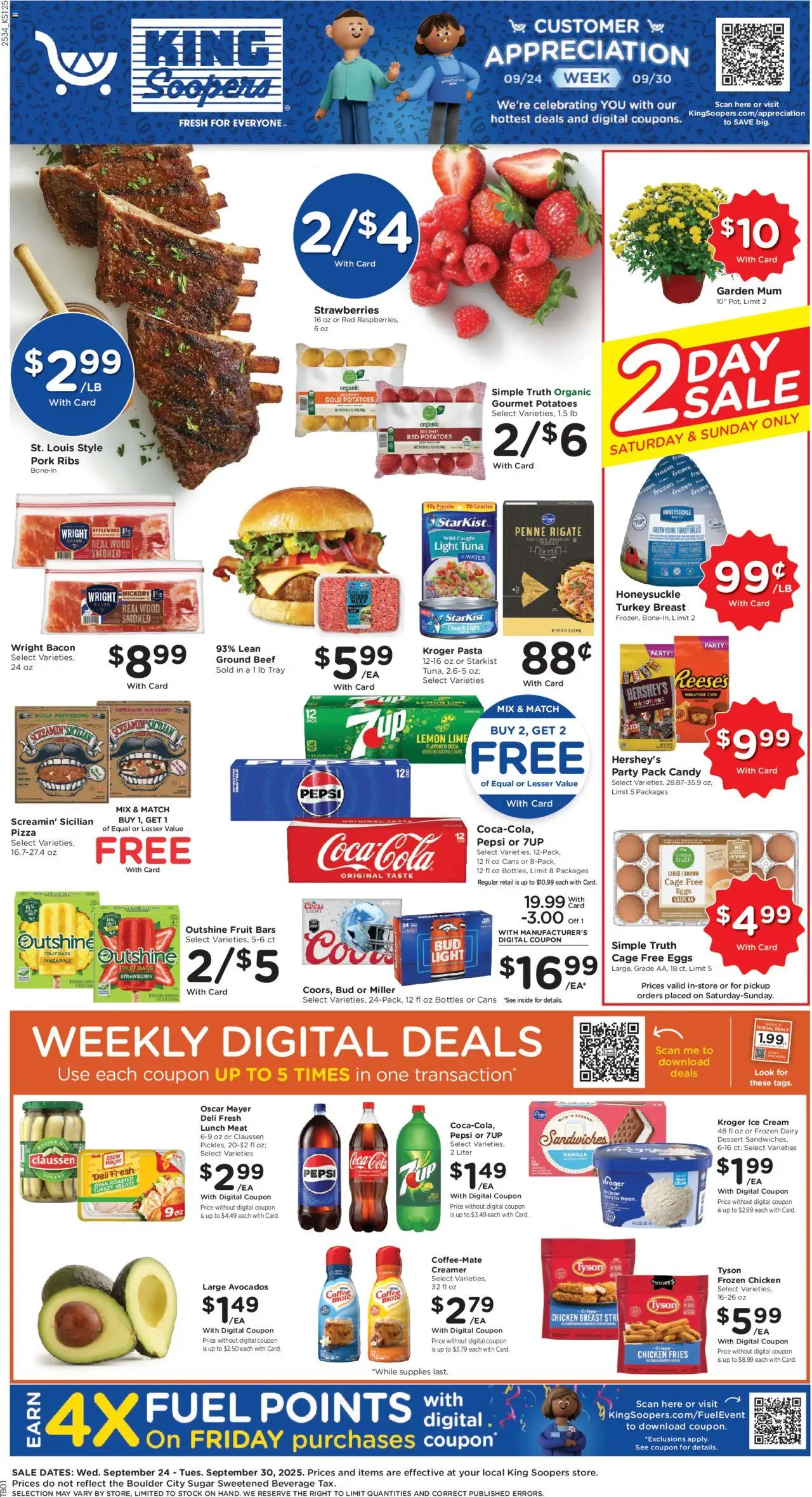 Ad Preview of King Soopers Weekly Ad from 09/24/2025