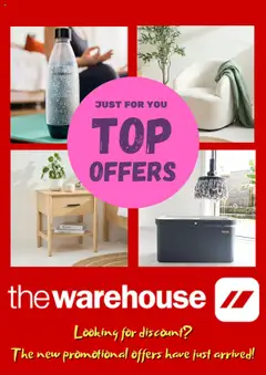 Preview of catalogue Catalogue from shop The Warehouse valid 6 Aug 2025