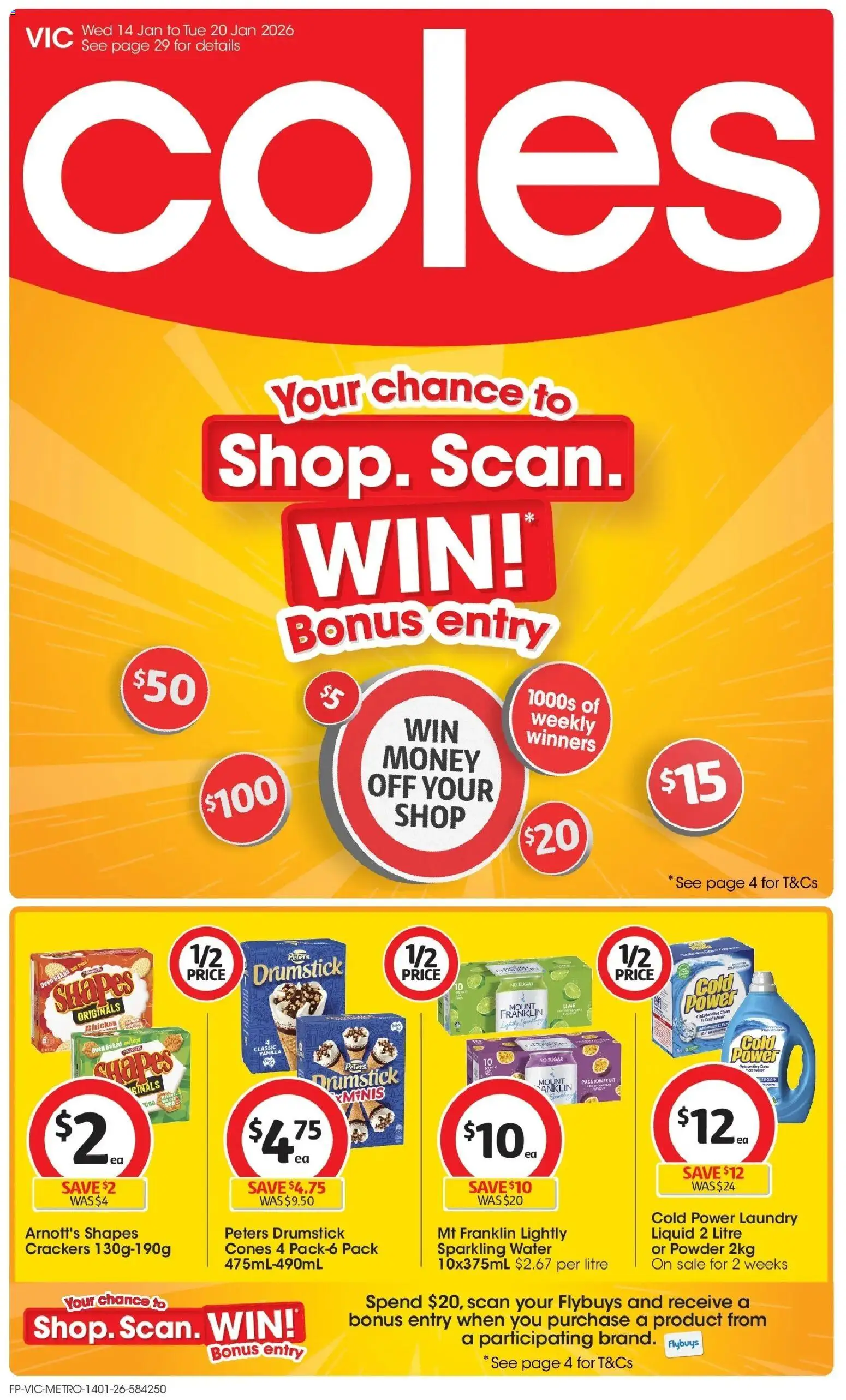 Preview of catalogue Catalogue VIC from shop Coles valid 14/01/2026