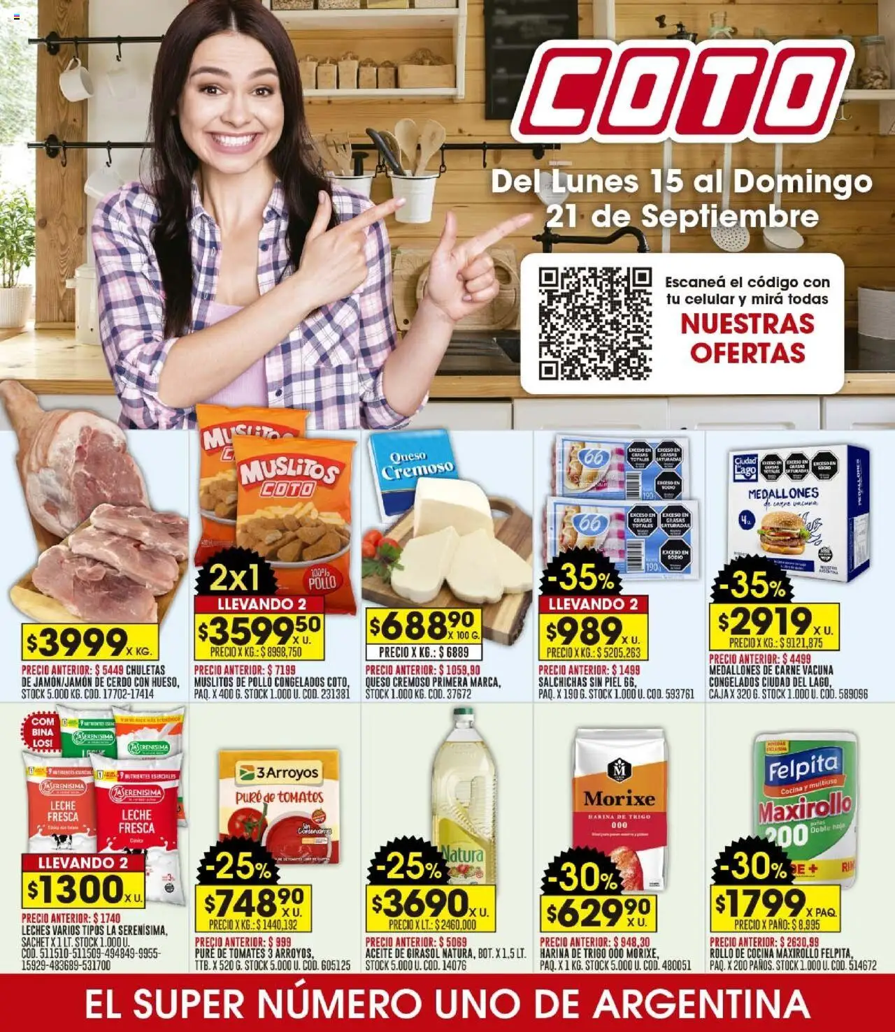 Coto Ofertas del 15/09/2025 >> Catálogo
