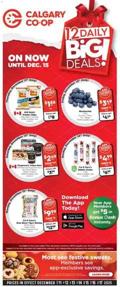 Preview of leaflet Weekly flyer / circulaire from shop Calgary Co-op is valid from Dec 11, 2025