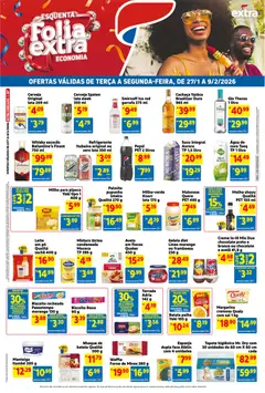Pré-Visualização do folheto "Ofertas de Mercado Quinzenal" da loja Extra válido a partir de 27/01/2026