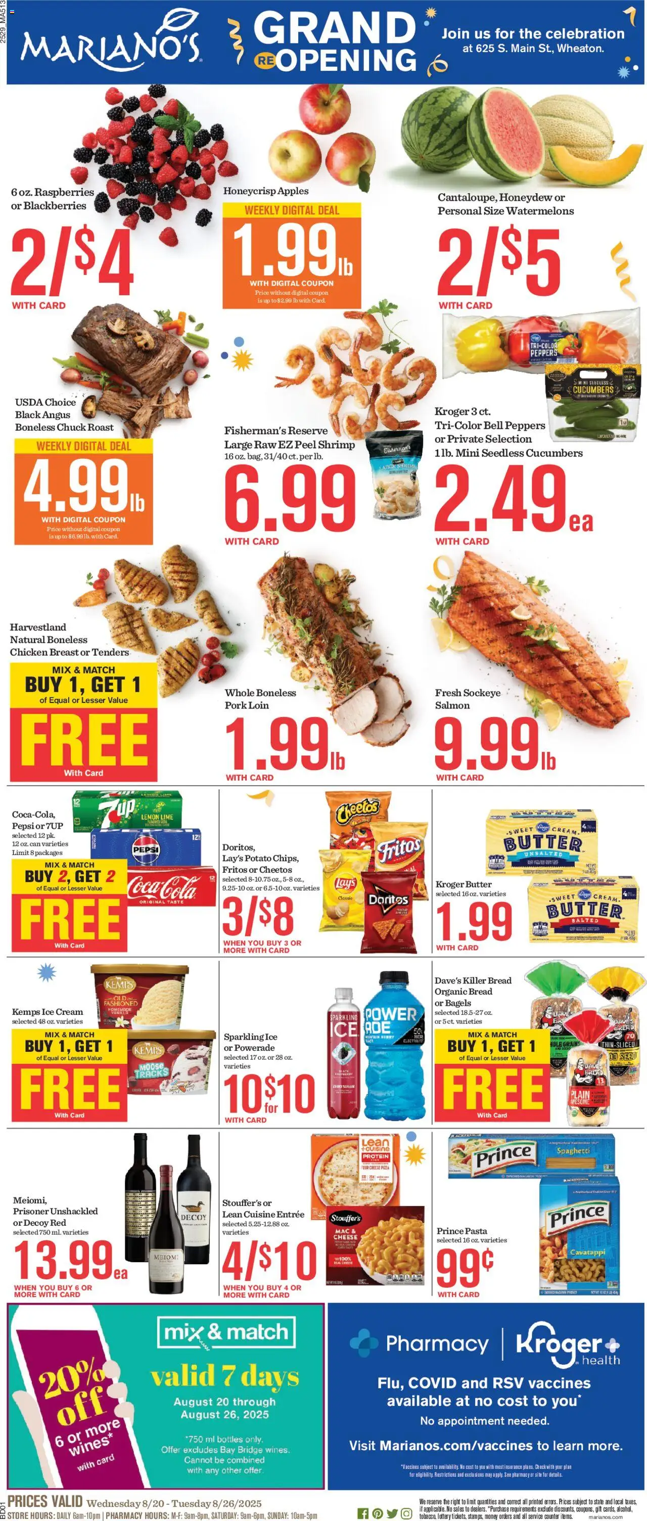 Mariano's Weekly Ad from 08/20/2025 - Flyer - Page number 1