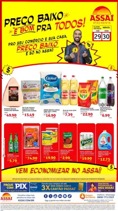 Pré-Visualização do folheto "Encarte - DF" da loja Assaí Atacadista válido a partir de 29/11/2025