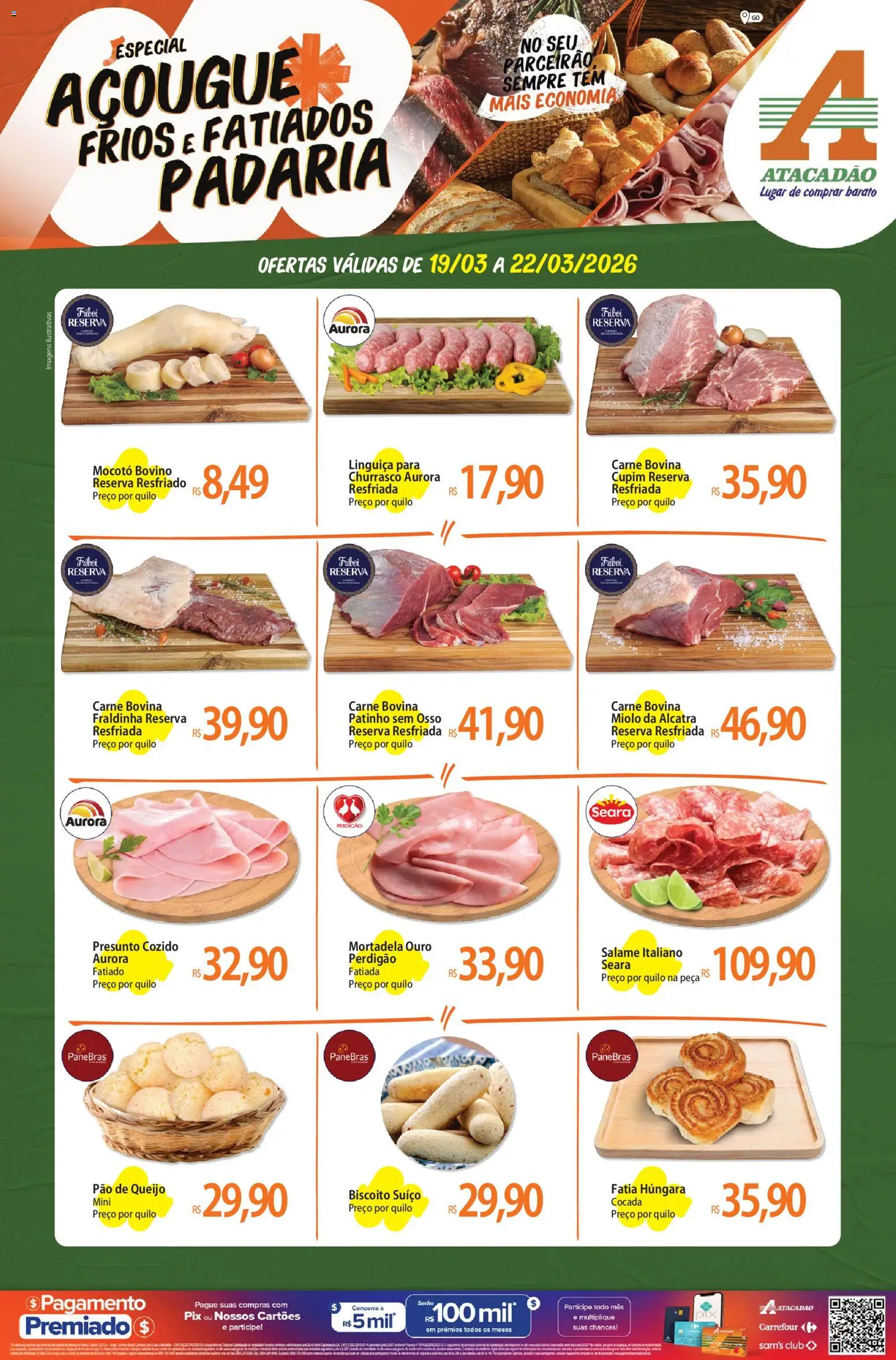 Pré-Visualização do folheto "Atacadão ofertas - GO" da loja Atacadão válido a partir de 19/03/2026