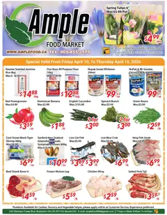 Preview of leaflet Ample Food Market weekly flyer / circulaire from shop Ample Food Market is valid from Apr 10, 2026