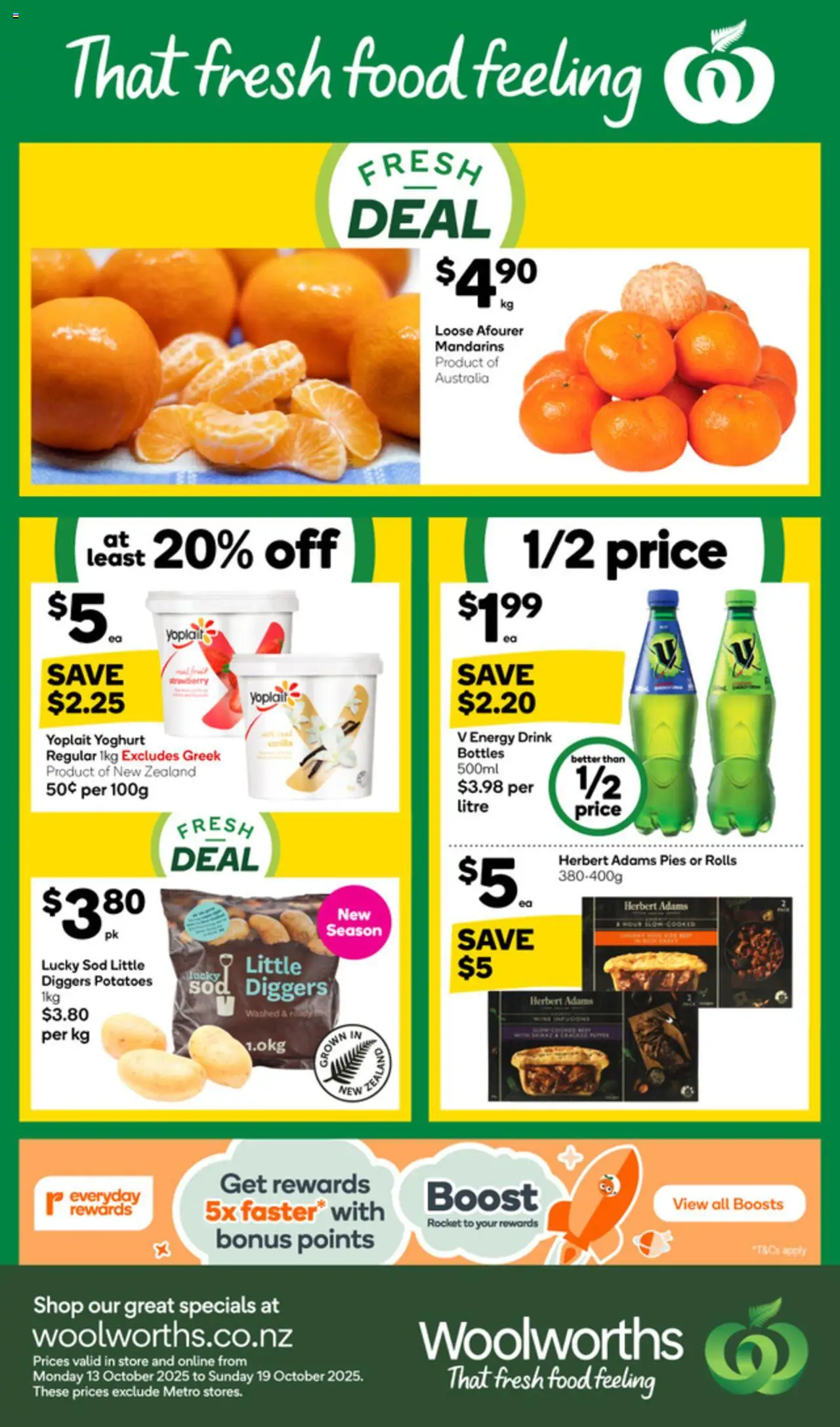 Catalogue Woolworths catalogue valid from 13 Oct 2025 - page 1