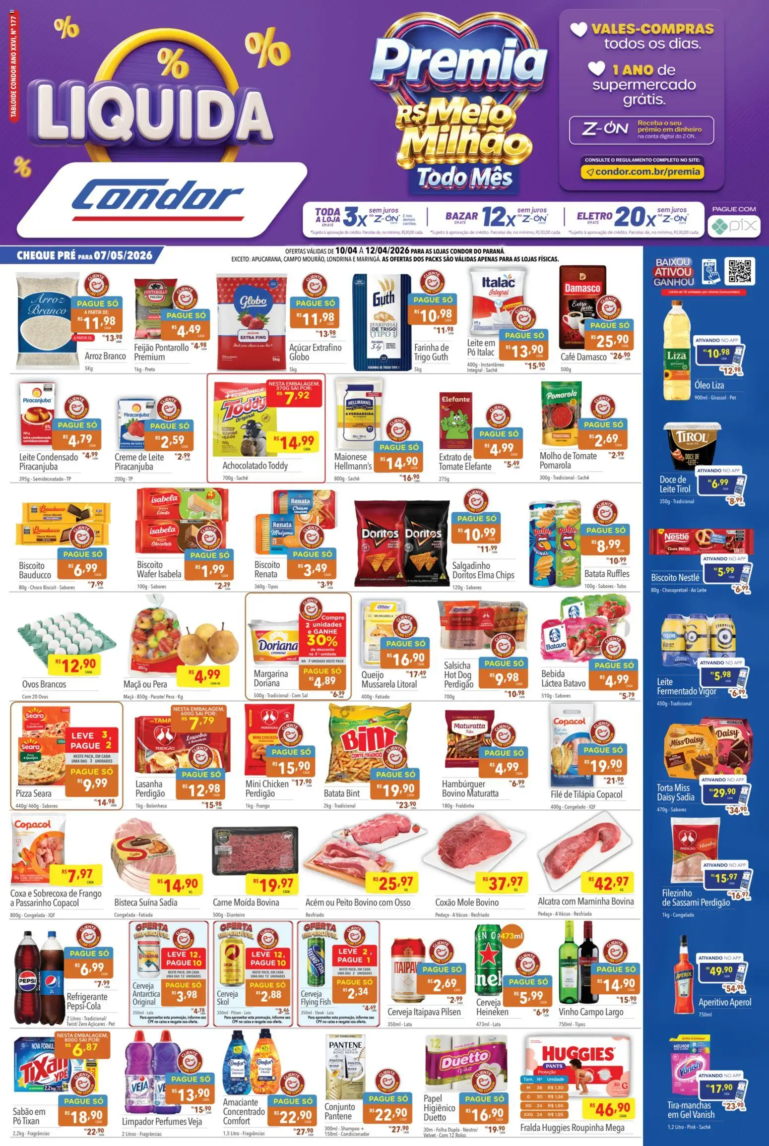 Pré-Visualização do folheto "Supermercados Condor ofertas FDS" da loja Supermercados Condor válido a partir de 10/04/2026