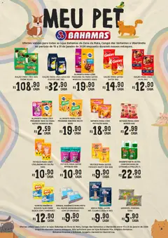 Pré-Visualização do folheto "Ofertas Meu Pet" da loja Bahamas Supermercados válido a partir de 15/01/2026