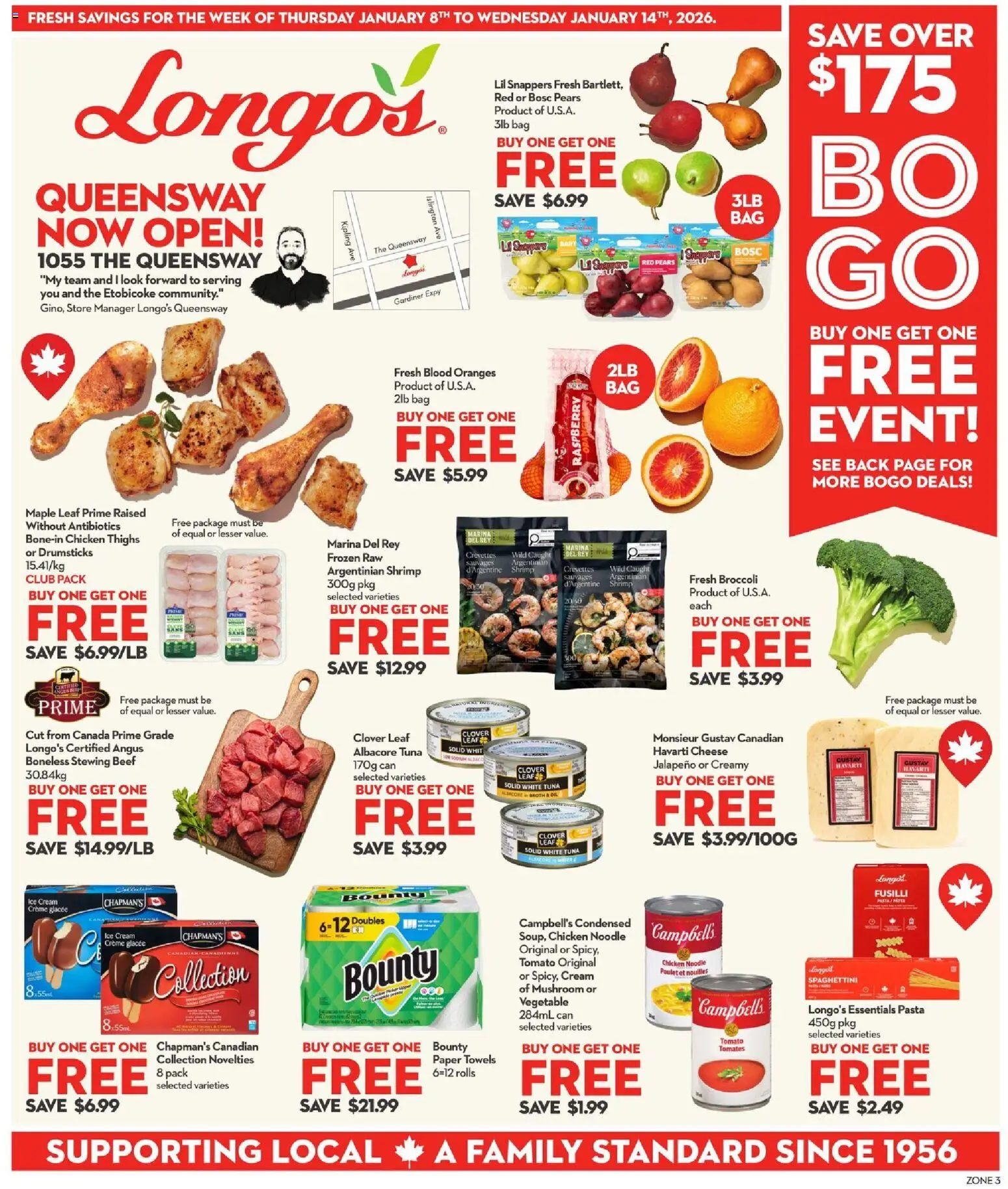 Preview of leaflet Weekly flyer / circulaire from shop Longo's is valid from Jan 08, 2026