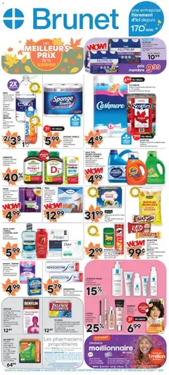 Preview of leaflet Weekly flyer / circulaire from shop Brunet is valid from Sep 25, 2025