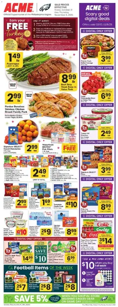 Ad Preview of Acme Weekly Ad - NJ from 10/31/2025