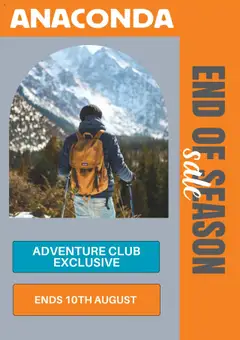 Preview of catalogue Catalogue from shop Anaconda valid 29/07/2025