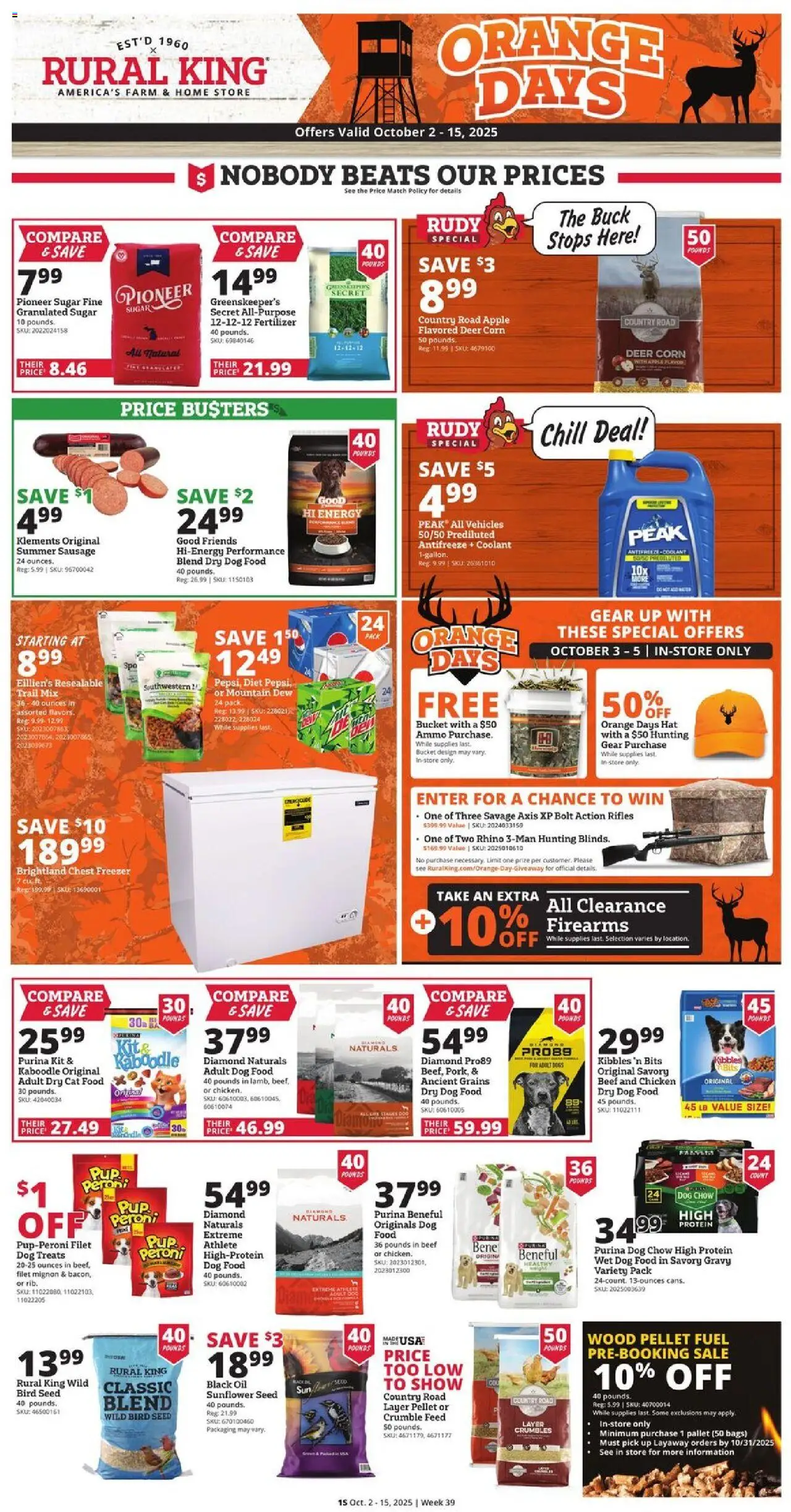 Rural King Weekly Ad from 10/02/2025 - Flyer - Page number 1