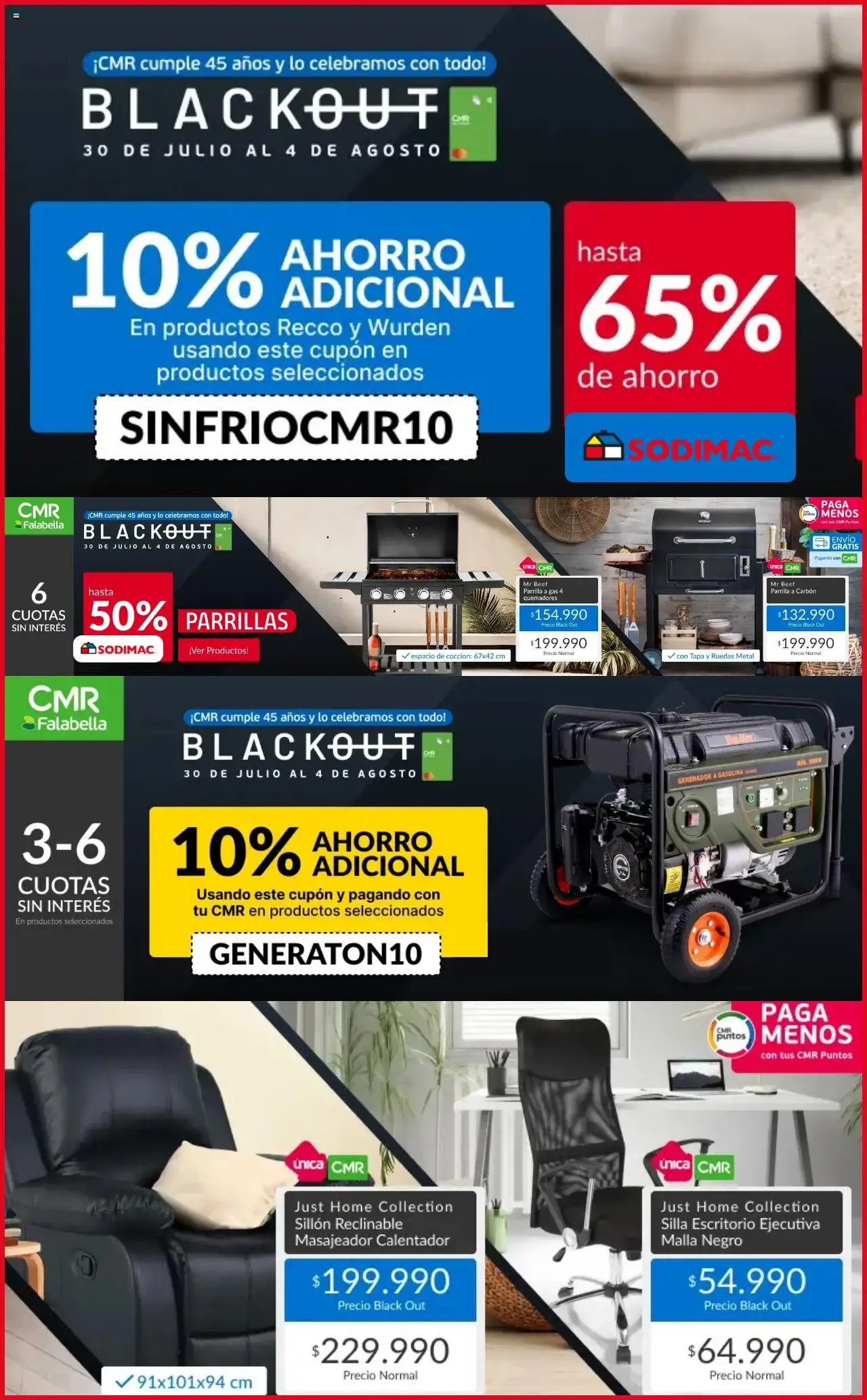 Sodimac Ofertas > válido desde 04.08.2025 > número de página 1