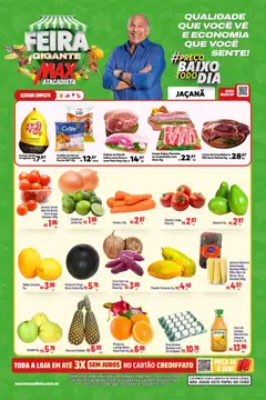 Pré-Visualização do folheto "Ofertas Feira" da loja Max Atacadista válido a partir de 17/02/2026