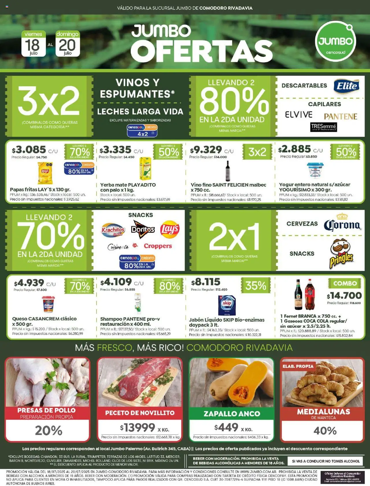 Jumbo Ofertas - Comodoro del 18/07/2025 >> Catálogo