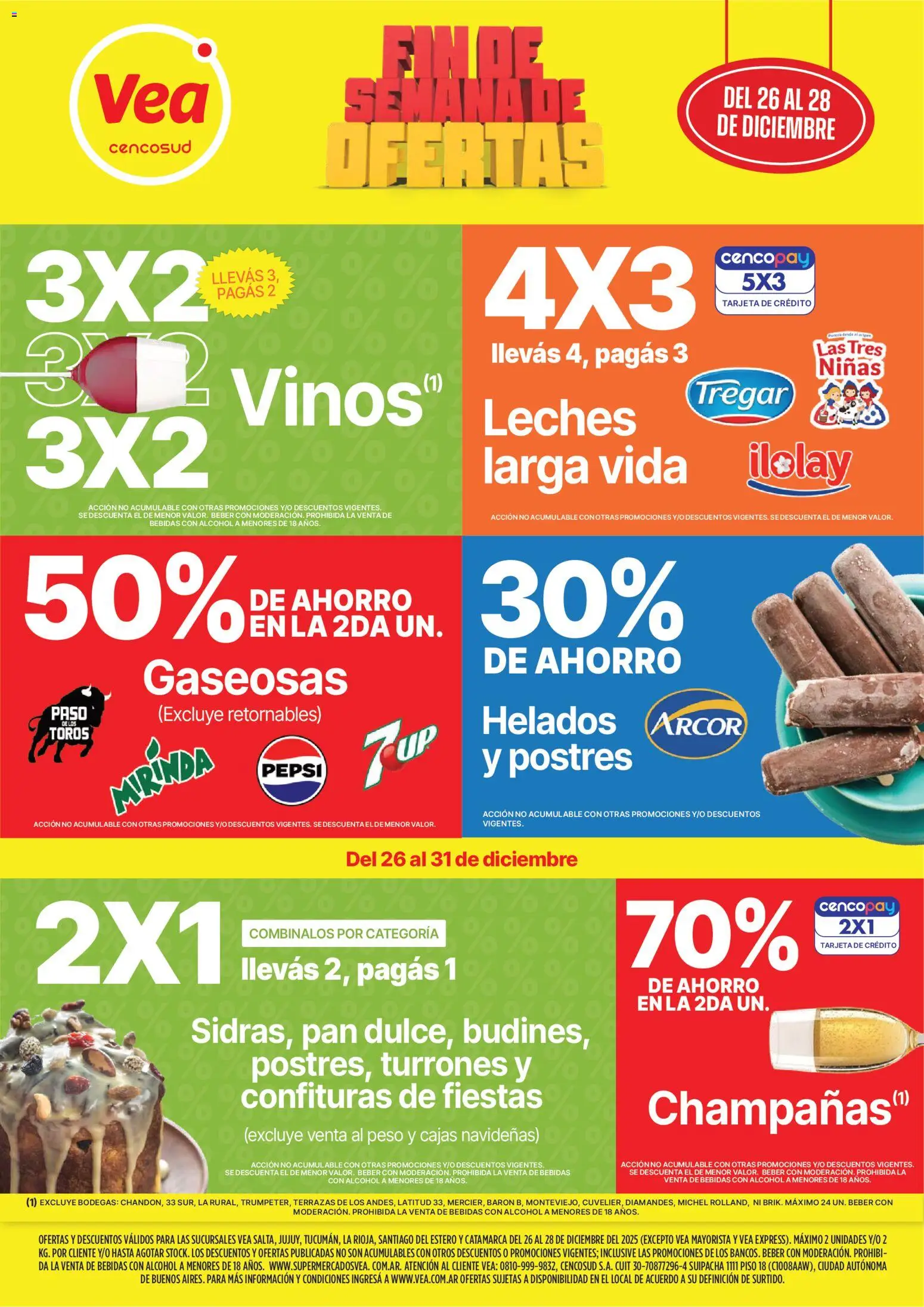 Vista previa del folleto de la tienda Vea válido desde el 26/12/2025 