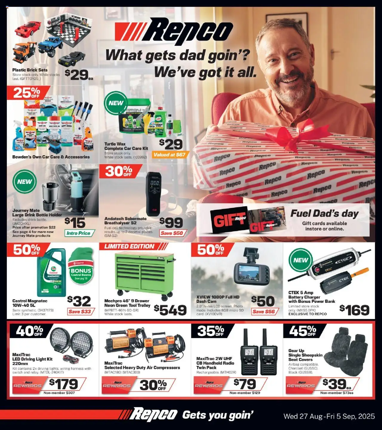 Repco catalogue valid from 27/08/2025 - page 1