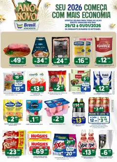 Pré-Visualização do folheto "Ofertas da semana" da loja Brasil Atacadista válido a partir de 29/12/2025