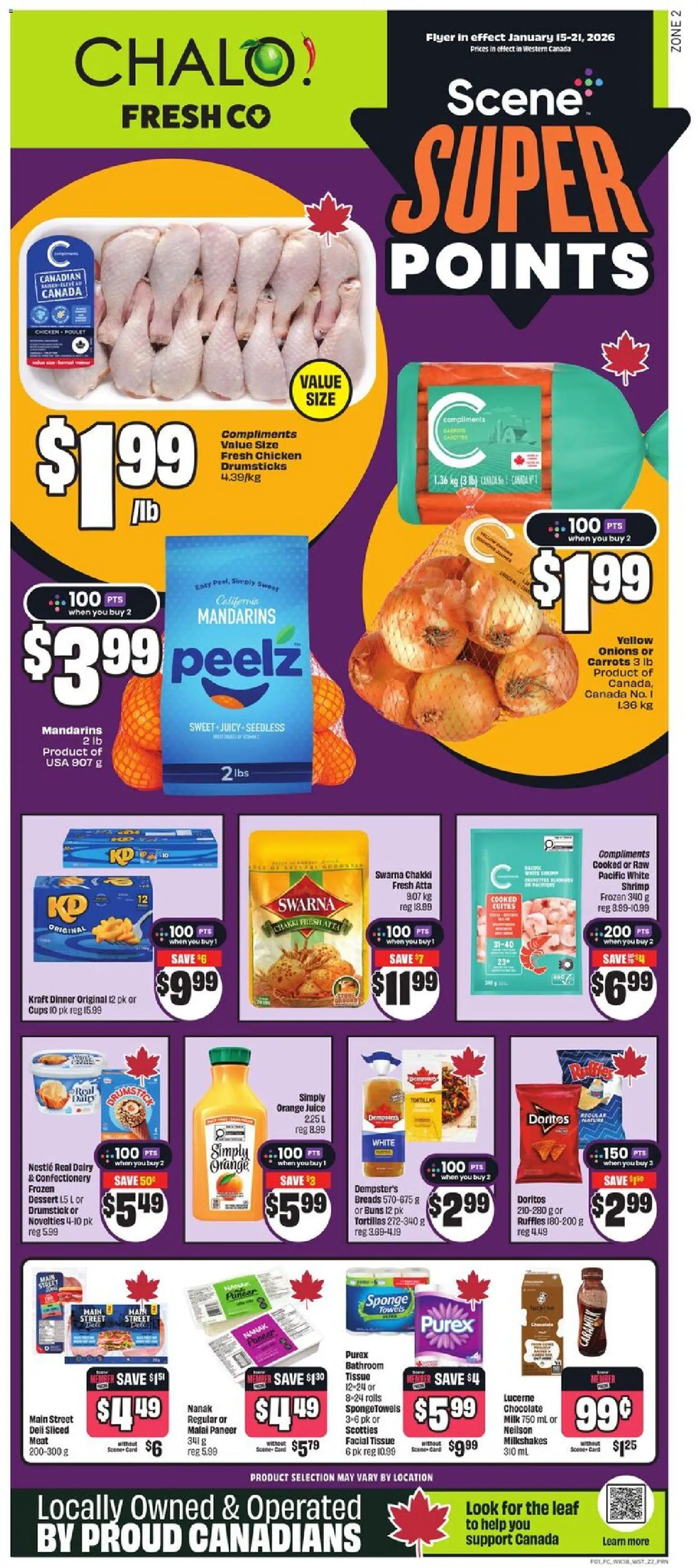 Preview of leaflet Weekly Flyer - AB from shop FreshCo is valid from Jan 15, 2026