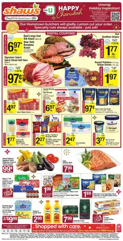 Ad Preview of Shaw's Weekly Ad from 12/12/2025 | Page: 1