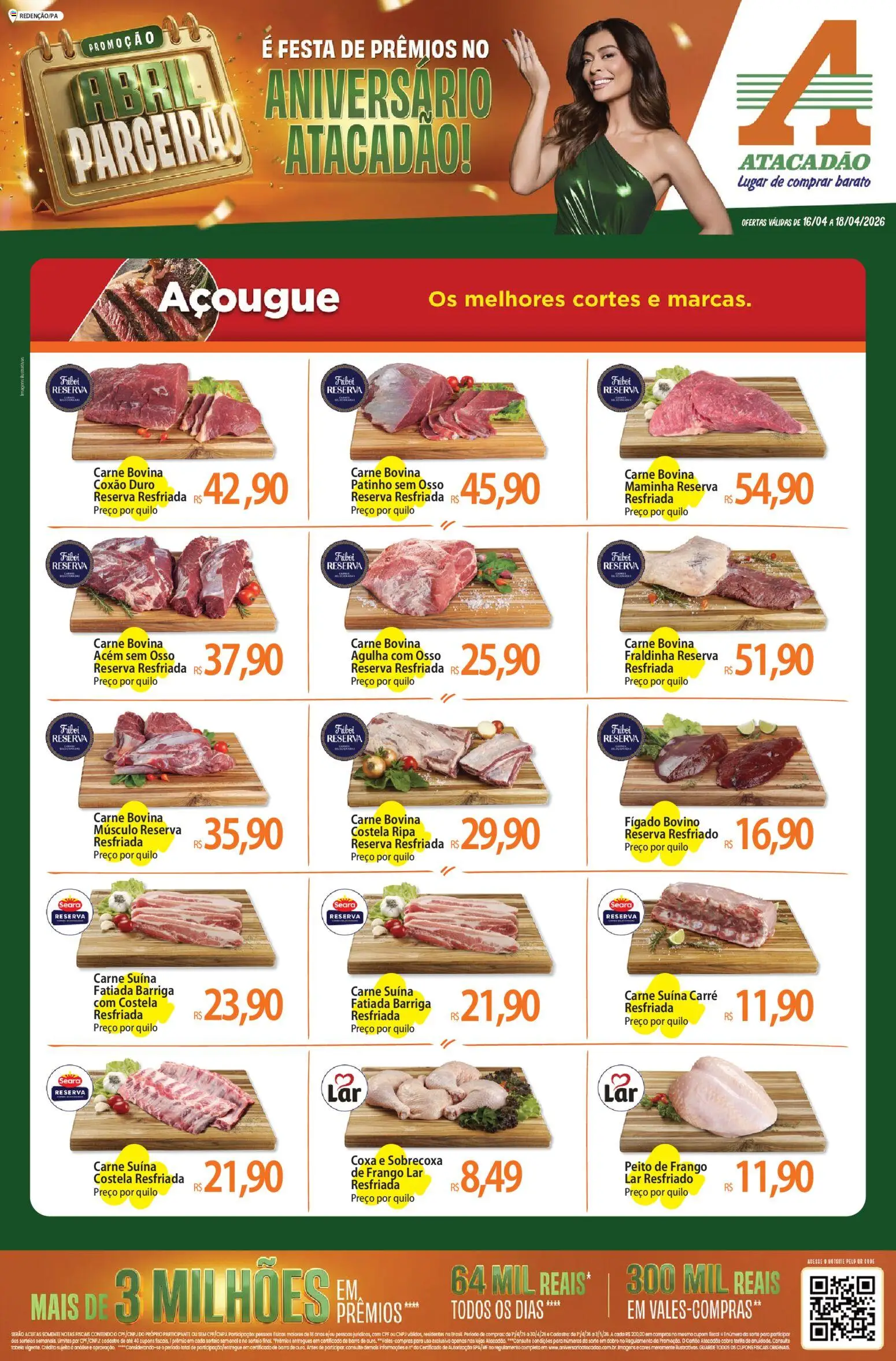 Pré-Visualização do folheto "Atacadão ofertas - PA" da loja Atacadão válido a partir de 16/04/2026
