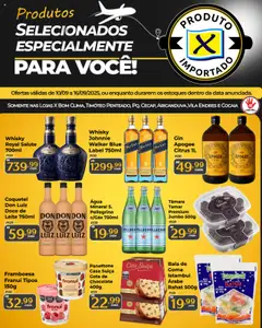 Pré-Visualização do folheto "Ofertas Especiais de Produtos Importados" da loja X Supermercados válido a partir de 10/09/2025