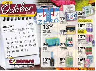 Ad Preview of Coborn's Sober October Sale from 10/01/2025