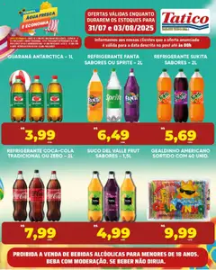 Pré-Visualização do folheto "Ofertas da semana" da loja Tatico válido a partir de 31/07/2025