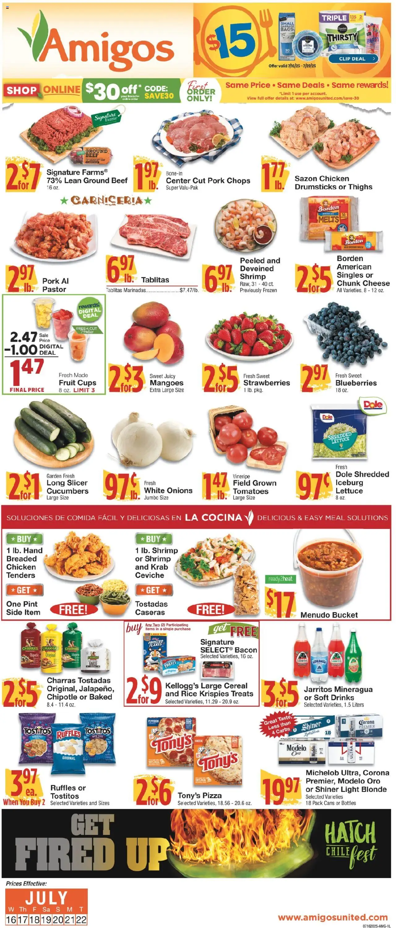 United Supermarkets Ad from 07/16/2025 - Flyer - Page number 1