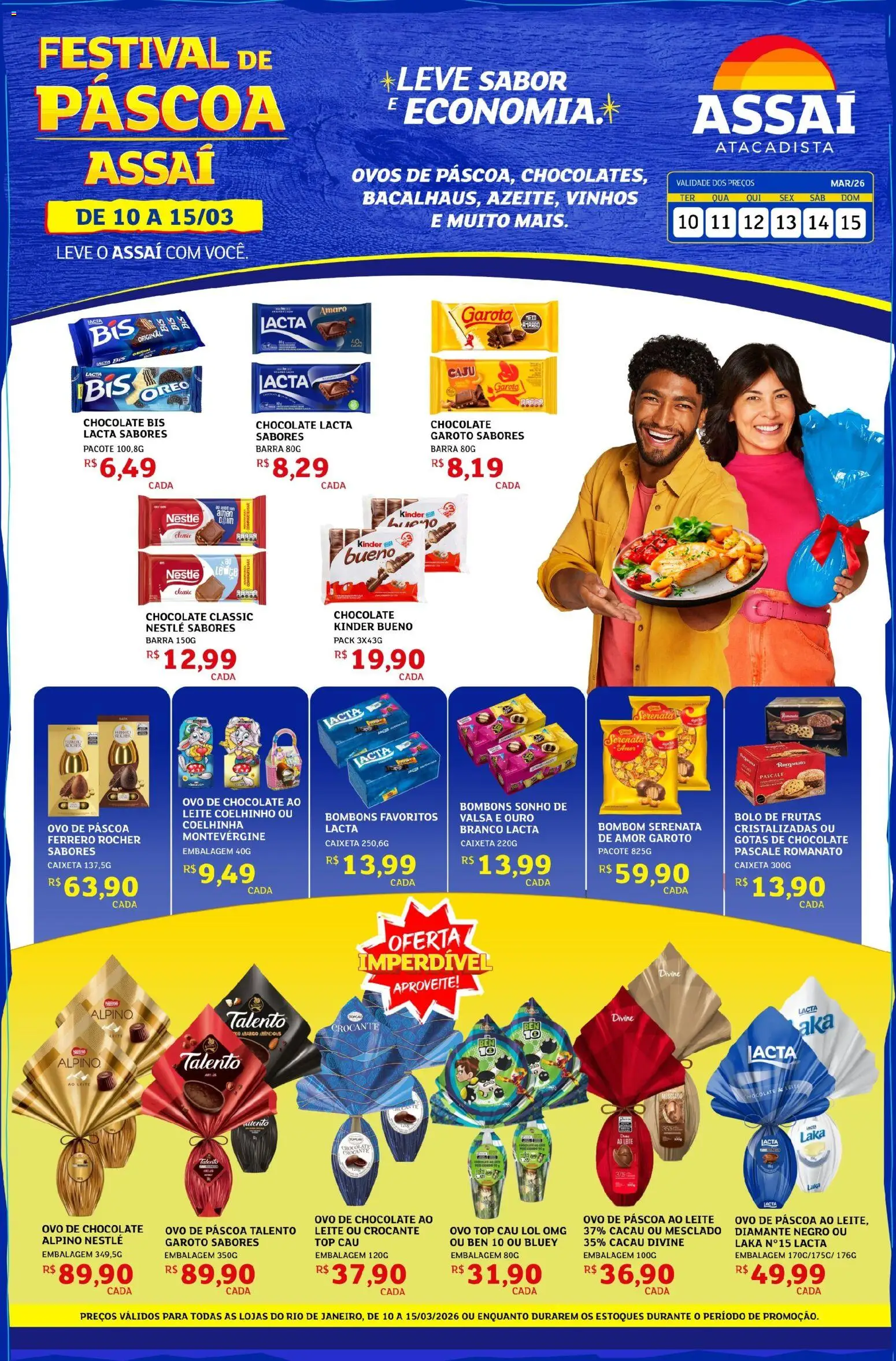 Pré-Visualização do folheto "Assaí Atacadista ofertas - RJ" da loja Assaí Atacadista válido a partir de 10/03/2026