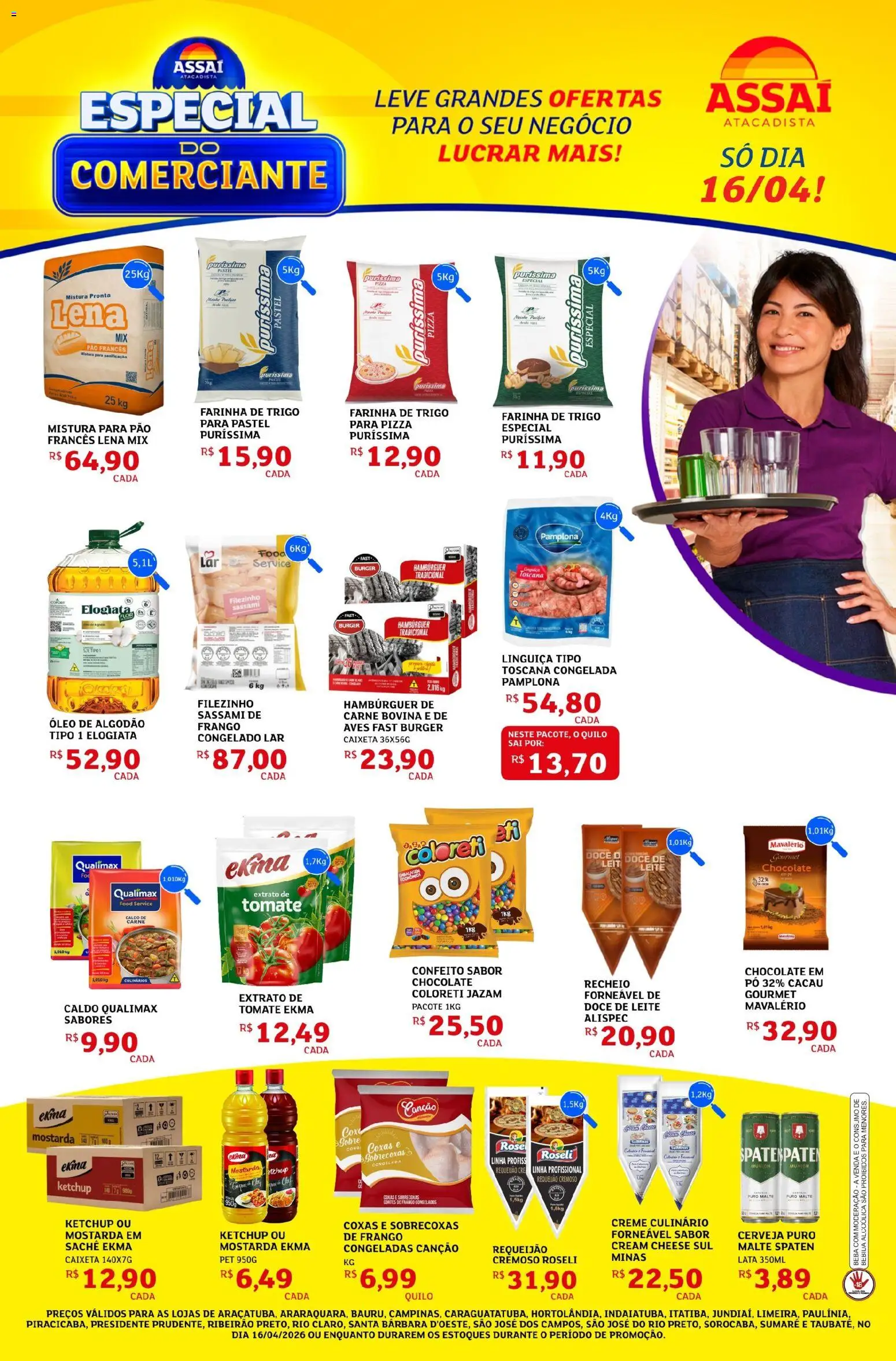 Pré-Visualização do folheto "Assaí Atacadista ofertas - SP" da loja Assaí Atacadista válido a partir de 16/04/2026