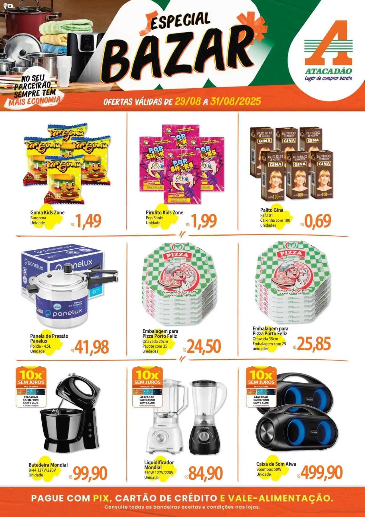 Atacadão folheto "Ofertas - SP" válido a partir de 29/08/2025 - número de página 1