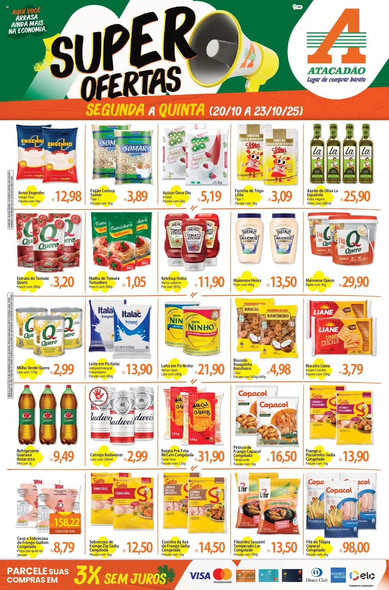 Atacadão folheto "Ofertas - MT" válido a partir de 20/10/2025 - número de página 1