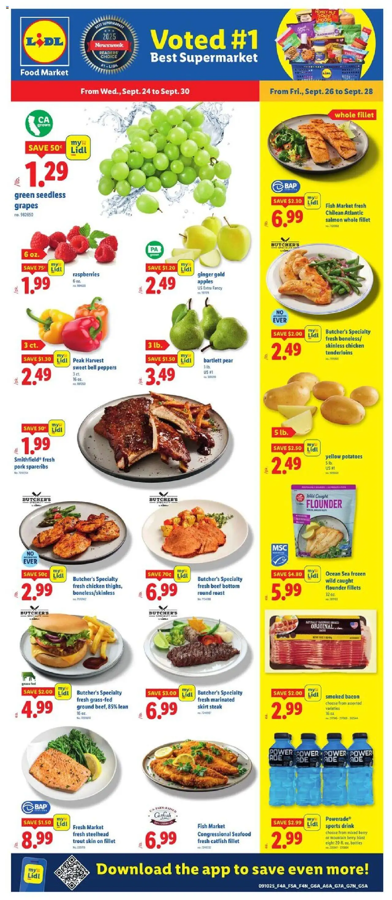 Lidl Weekly Ad - WA from 09/24/2025 - Circular, Weekly flyer - Page number 1