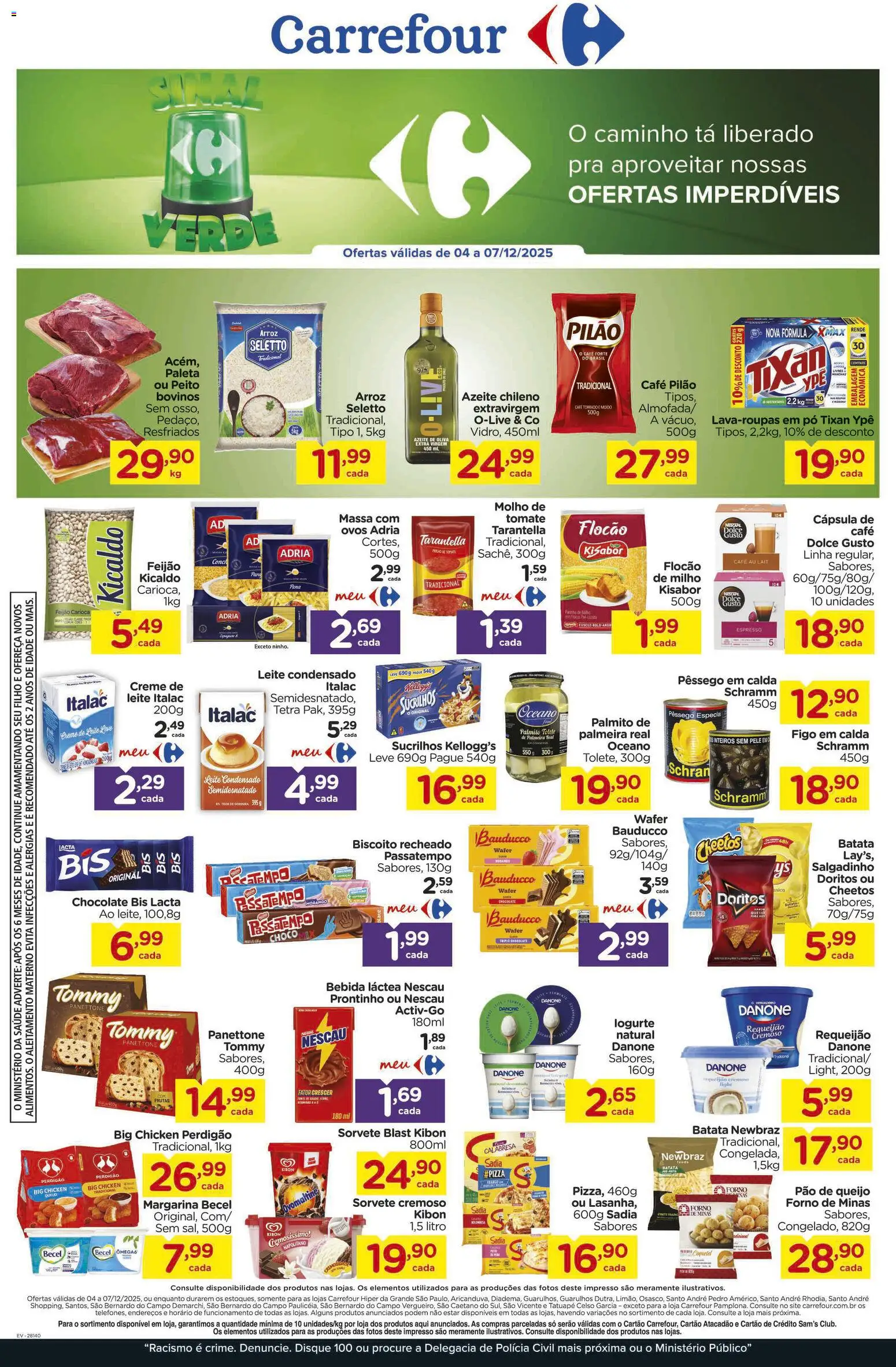Pré-Visualização do folheto "Ofertas Fim de semana" da loja Carrefour válido a partir de 04/12/2025