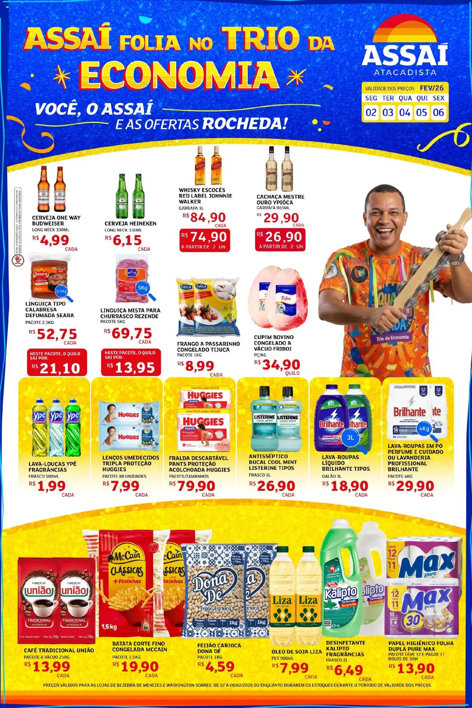 Pré-Visualização do folheto "Encarte - CE" da loja Assaí Atacadista válido a partir de 02/02/2026