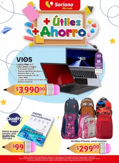 Vista previa las ofertas de la tienda Soriana - Más Útiles más Ahorro Mercado Nacional desde el 18/07/2025 