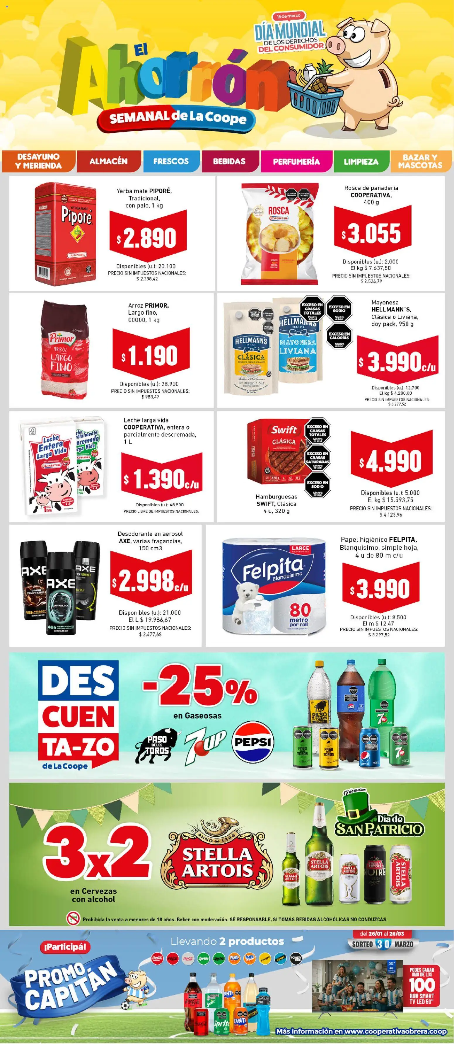 Vista previa del folleto de la tienda Cooperativa Obrera válido desde el 12/03/2026 