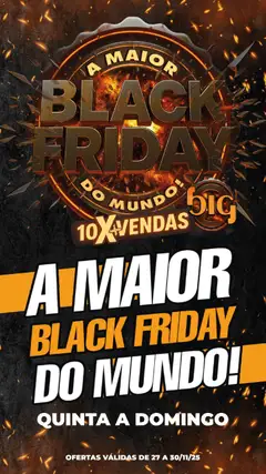 Pré-Visualização do folheto "Black Friday" da loja Big Compra válido a partir de 27/11/2025