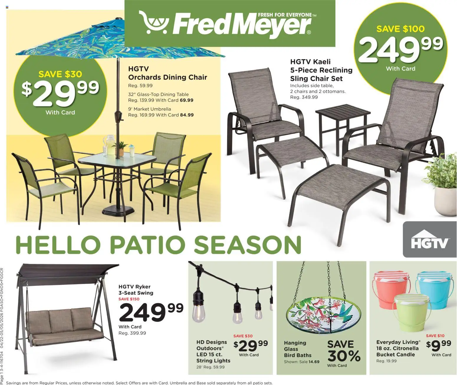 Ad Preview of Fred Meyer Fred Meyer Home & Apparel from 04/22/2026