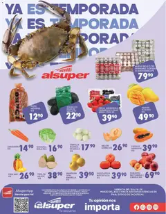 Vista previa las ofertas de la tienda Alsuper - Alsuper folleto Calera desde el 13/03/2026 