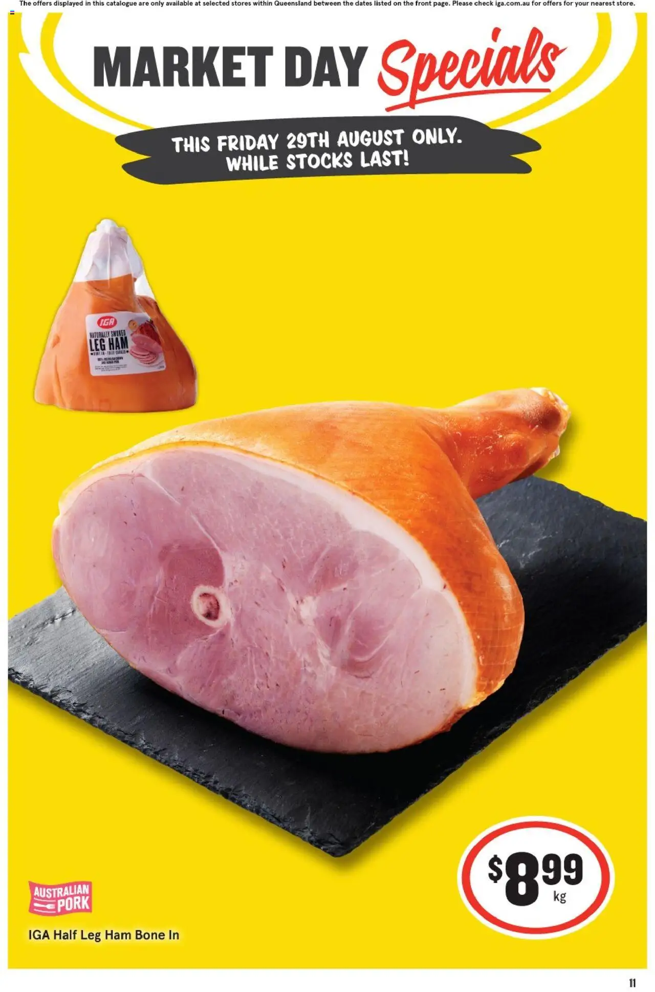 IGA catalogue valid from 29/08/2025 - page 1